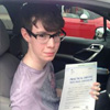 Hi my name is Jack horrocks I passed my driving test at Gillingham test centre on th 25th July I would like
                                to say thank you to Topclass driving School and Amanda my driving Instructor for helping me to pass my test
                                <br /><br />
                                Thanks Amanda<br/><br/><b>Jack Horrocks</b>, Rochester Kent
