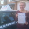 Hi I would like to say a big thank you to Topclass driving school and my driving instructor Andy he was
                                always very was a patient and a reliable instructor who helped me pass my driving test first time. It was
                                fun learning to drive with him.
                                <br /><br />
                                Thanks andy and thanks Topclass.<br/><br/><b>Molly Chappell</b>, Maidstone Kent
